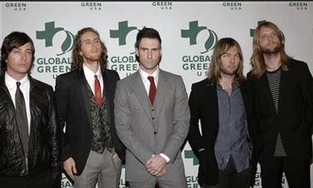 Members of the band Maroon 5 
