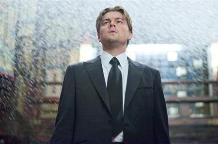 Leonardo DiCaprio in a scene in 2010 film "Inception"