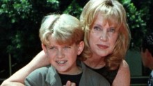 Mary Ellen Trainor with her son Alex in 1997.