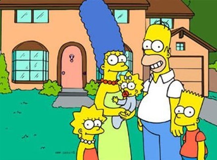 A promotional image for ''The Simpsons'' television series. 