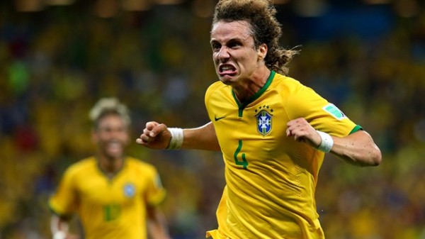 David Luiz scored the second goal of Brazil to seal their victory against Colombia