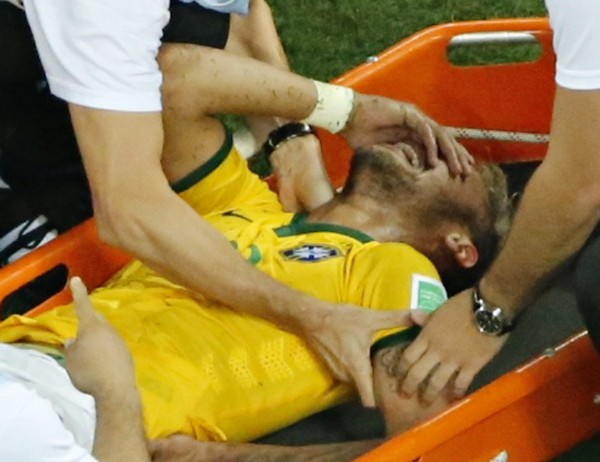 Brazil's Neymar out of World Cup with Fractured Vertebra