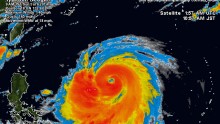Typhoon Neoguri classified as a Category 4 hurricane is heading towards Japan