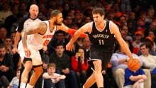 Tyson Chandler and Brook Lopez