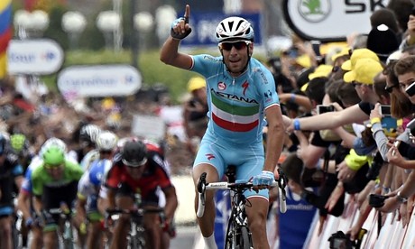 Vincenzo Nabali Wins Stage Two of Tour de France