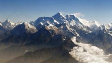 Mount Everest (C), the world highest peak
