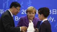 Merkel in Beijing