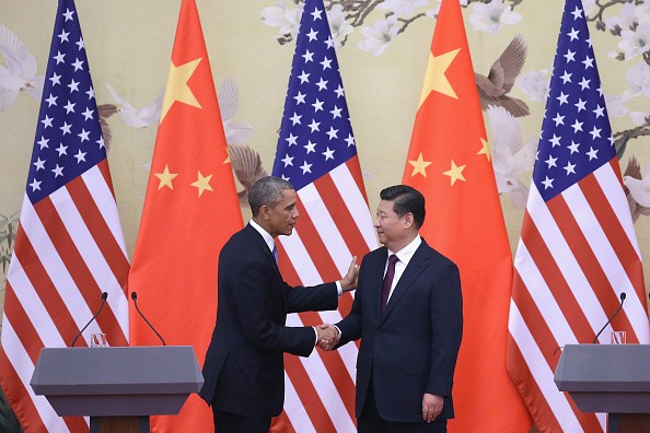 U.S. President Obama During His Visit In China