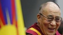 Tibetan spiritual leader the Dalai Lama 
