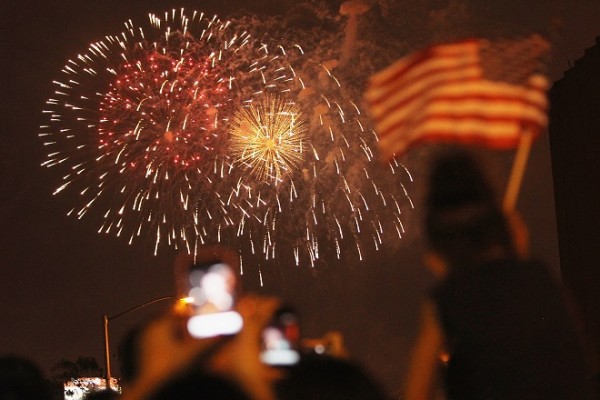 Fireworks Light Up Skies Over NYC On Fourth Of July