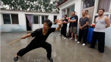 Master Chen Fusheng at the Lixian Fusheng International Martial Arts Club 
