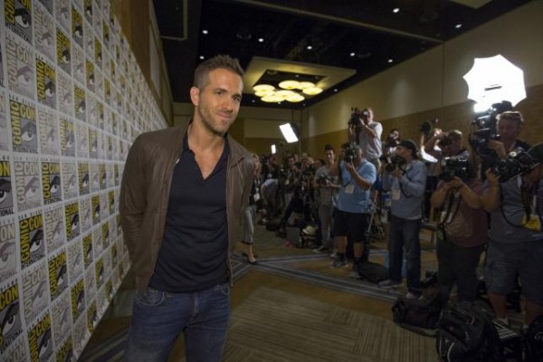 Cast member Ryan Reynolds poses at a press line for 'Deadpool' during the 2015 Comic-Con International Convention in San Diego, California July 11, 2015.