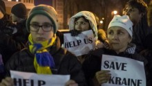Help Save Ukraine: Protesters plea against Russian Control