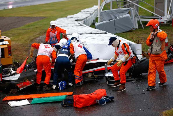 Jules Bianchi Crash