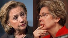 Hillary Clinton and Elizabeth Warren