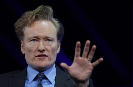 Comedian and talk show host Conan O'Brien is interviewed at The Cable Show in Boston, Massachusetts May 23, 2012.