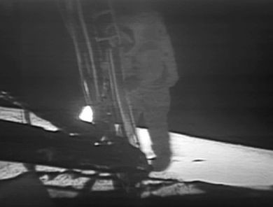 Neil Armstrong becomes the first human to set foot on the Moon on July 21, 1969.