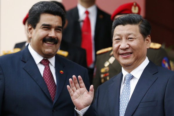 Xi with president Maduro