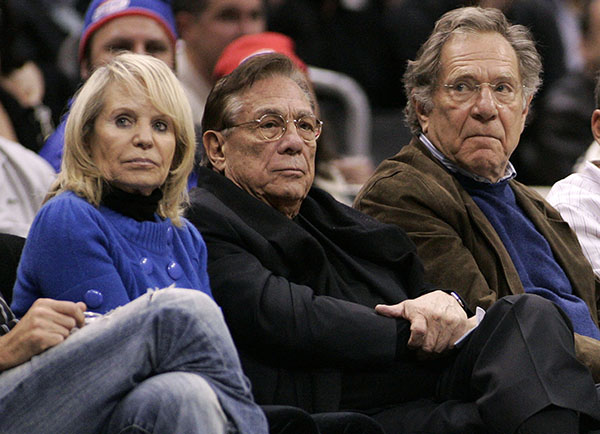 Shelly Sterling, Donald Sterling (and actor George Segal) 