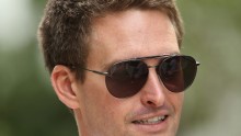 Evan Spiegel, co-founder and CEO of the mobile application Snapchat, attends the Allen & Company Sun Valley Conference on July 8, 2015 in Sun Valley, Idaho. 