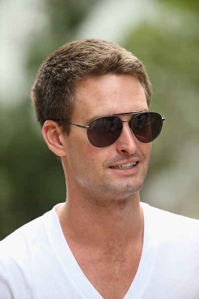 Evan Spiegel, co-founder and CEO of the mobile application Snapchat, attends the Allen & Company Sun Valley Conference on July 8, 2015 in Sun Valley, Idaho. 