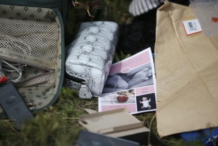 Belongings found at the MH17 crash site