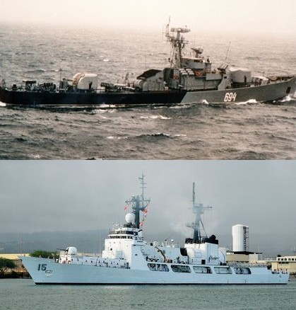 Vietnamese Navy frigate and Philippine Navy frigate