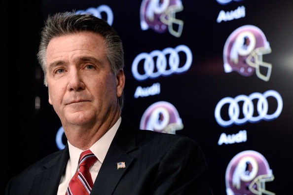 Washington Redskins President Bruce Allen In A Press Conference on January 9, 2014