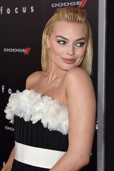 Actress Margot Robbie attends the premiere of Warner Bros. Pictures' 'Focus' 