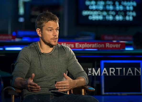 Actor Matt Damon talks about his married life and new movie "The Martian."