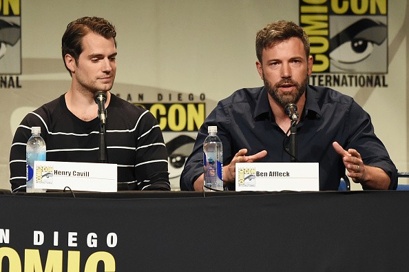 Henry Cavill (L) and Ben Affleck