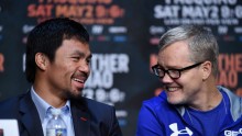 Manny Pacquiao and Freddie Roach