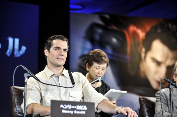 Actor Henry Cavill attends the 'Man of Steel' press conference