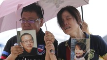 Relatives of passengers onboard the TransAsia Airways plane