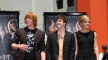 Harry Potter Cast Hand And 'Wand-Print' Ceremony