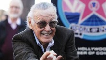  Comic book creator Stan Lee poses after his star on the Hollywood Walk of Fame was unveiled in Hollywood, California, January 4, 2011. It was the 2,428th star on the Walk of Fame. 