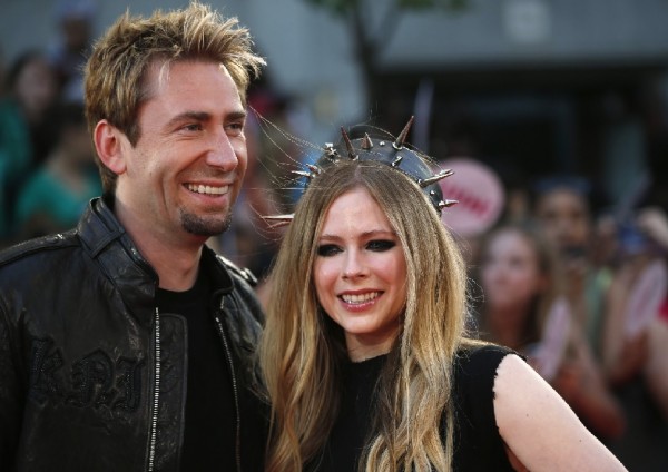 Singers Avril Lavigne and Chad Kroeger 