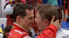 Michael Schumacher and Mika Häkkinen