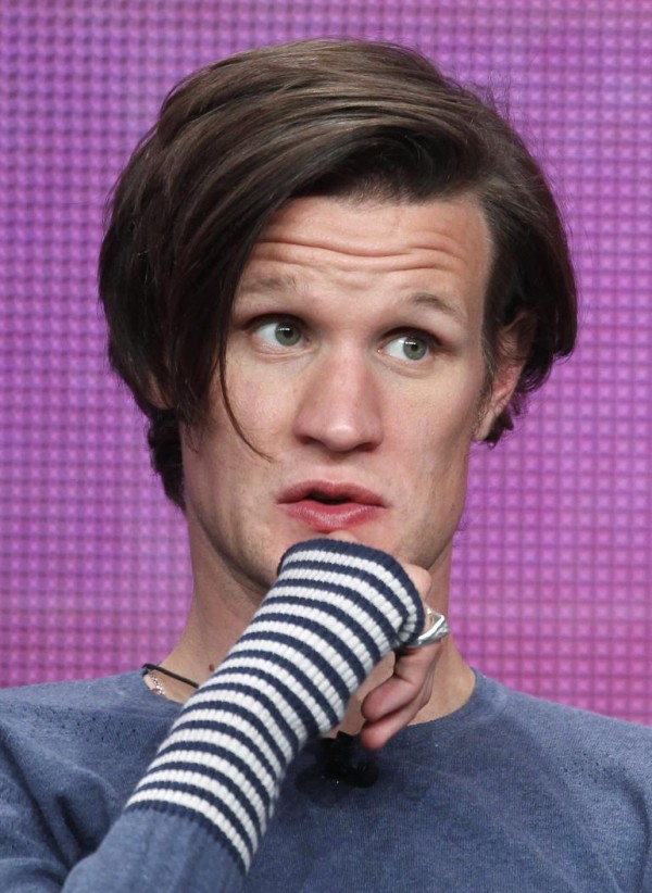 Actor Matt Smith who portrays 'The Doctor' takes part in a panel discussion about the BBC America series
