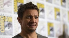 Cast member Jeremy Renner poses at a press line for ''Avengers: Age of Ultron'' 