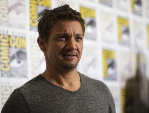 Cast member Jeremy Renner poses at a press line for ''Avengers: Age of Ultron'' 