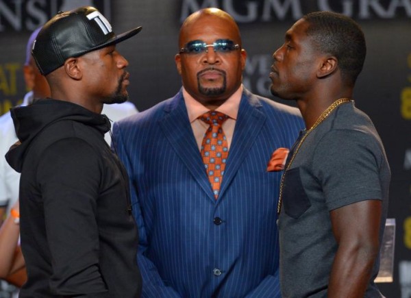 Floyd Mayweather Jr. and Andre Berto