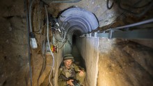Cross border tunnel between Israel and Gaza