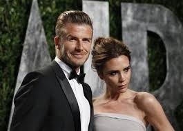 David Beckham and his wife Victoria Beckham 
