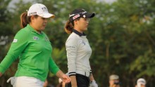 Inbee Park and So Yeon Ryu of South Korea eliminates the United States in the LPGA tour's International Crown