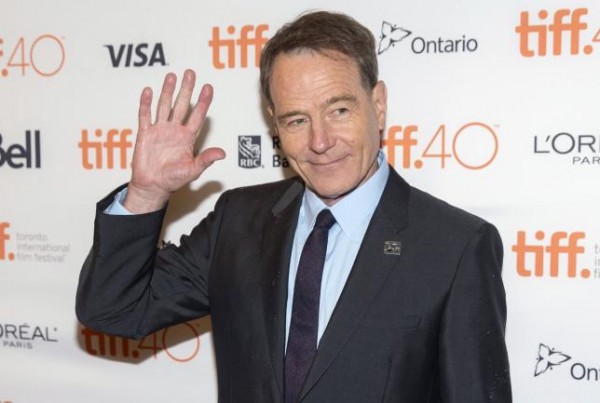 Bryan Cranston arrives on the red carpet for the film ''Trumbo''