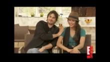 Ian Somerhalder and Nina Dobrev are interviewed by E!Online regarding 