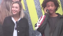 Jaden Smith and Sarah Snyder are seen together at the premiere of 