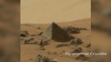 An artifact that is found by Mars Curiosity Rover and is believed to be a capstone of a larger pyramid.