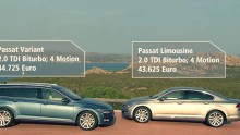 A 2016 Volkswagen Passat is shown for a test drive.